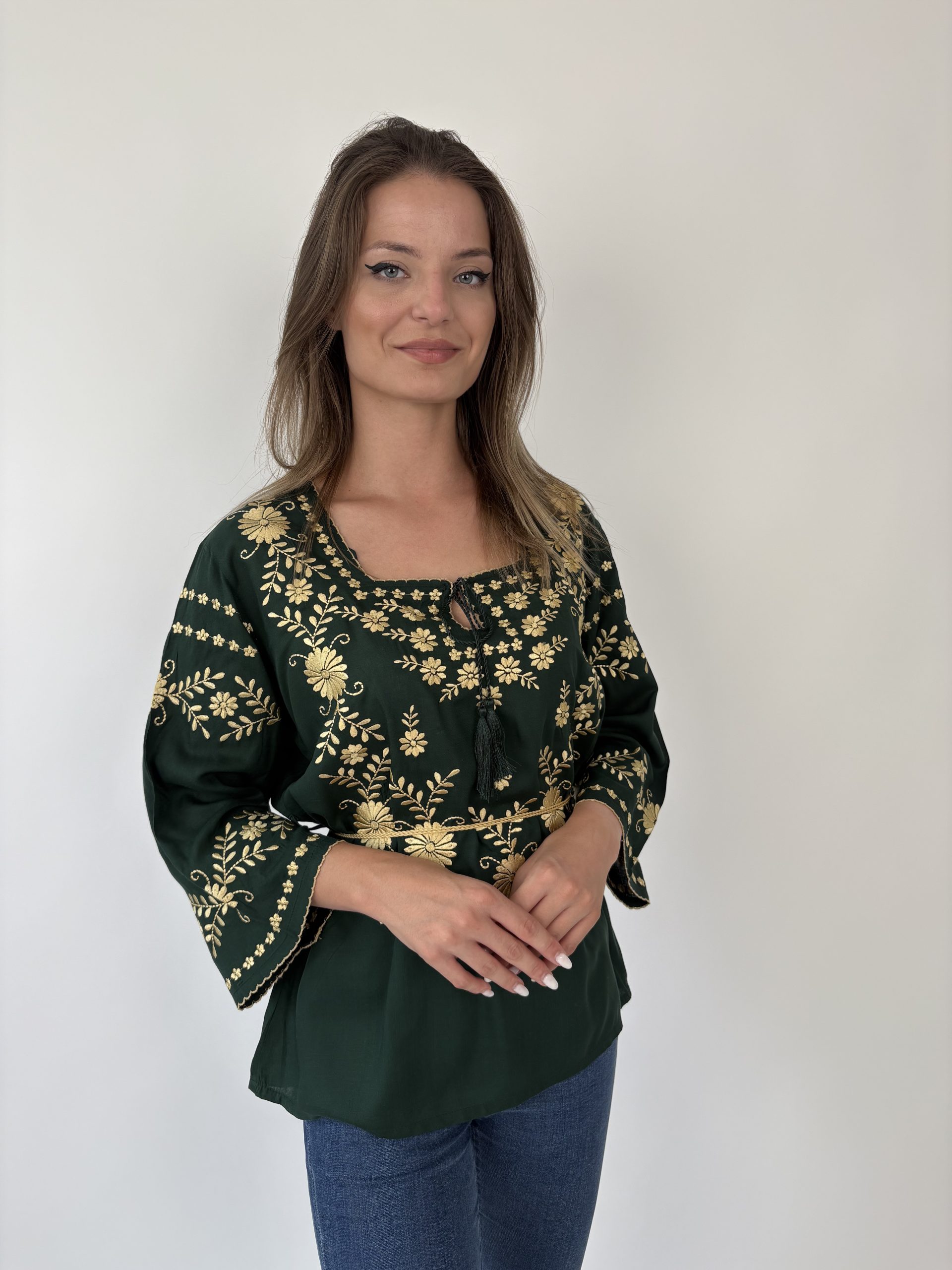 Ie tradițională femei TM2050 *verdele naturii* - XL