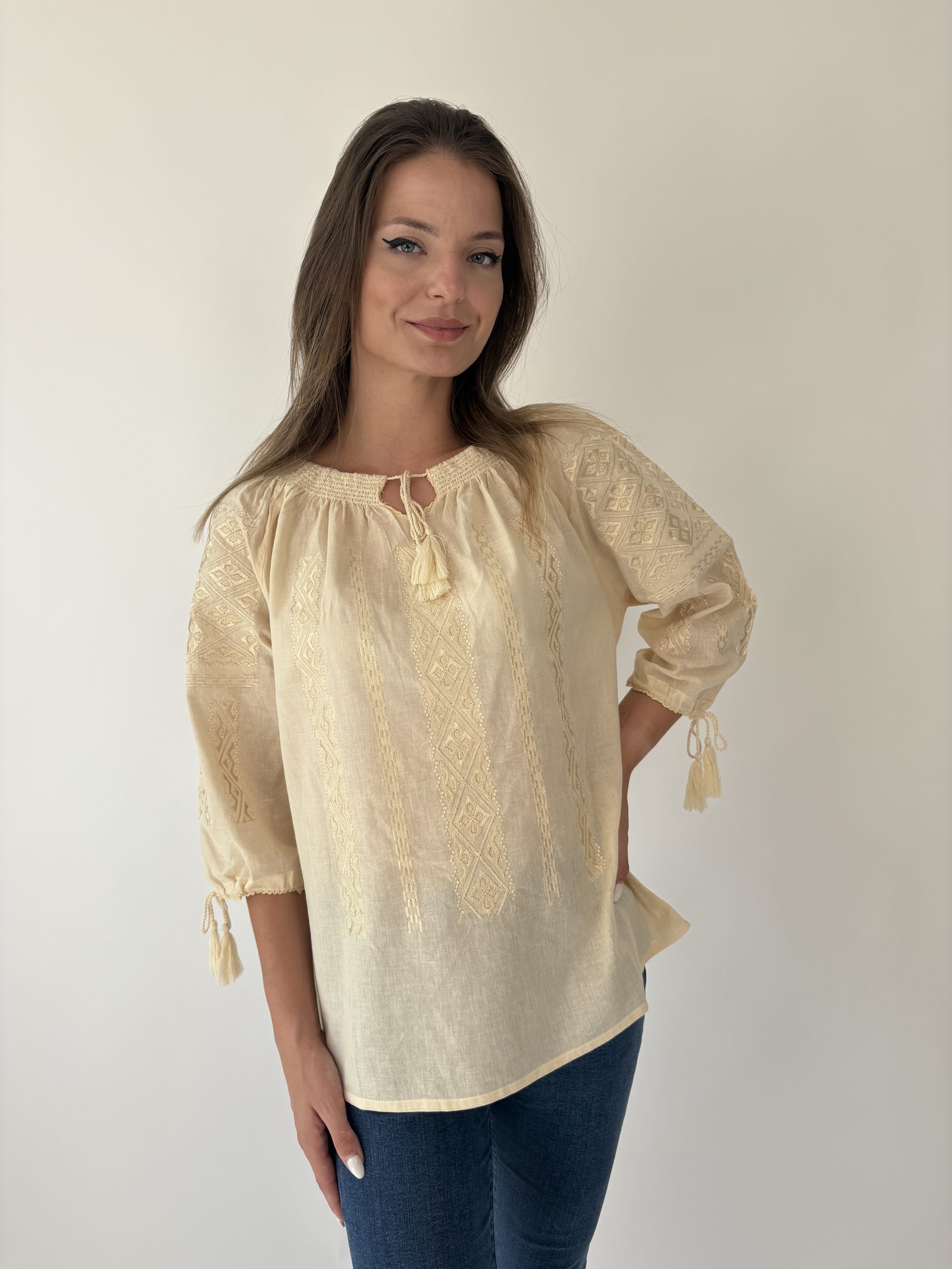 Ie tradițională femei TM2060 *bej* - 3XL