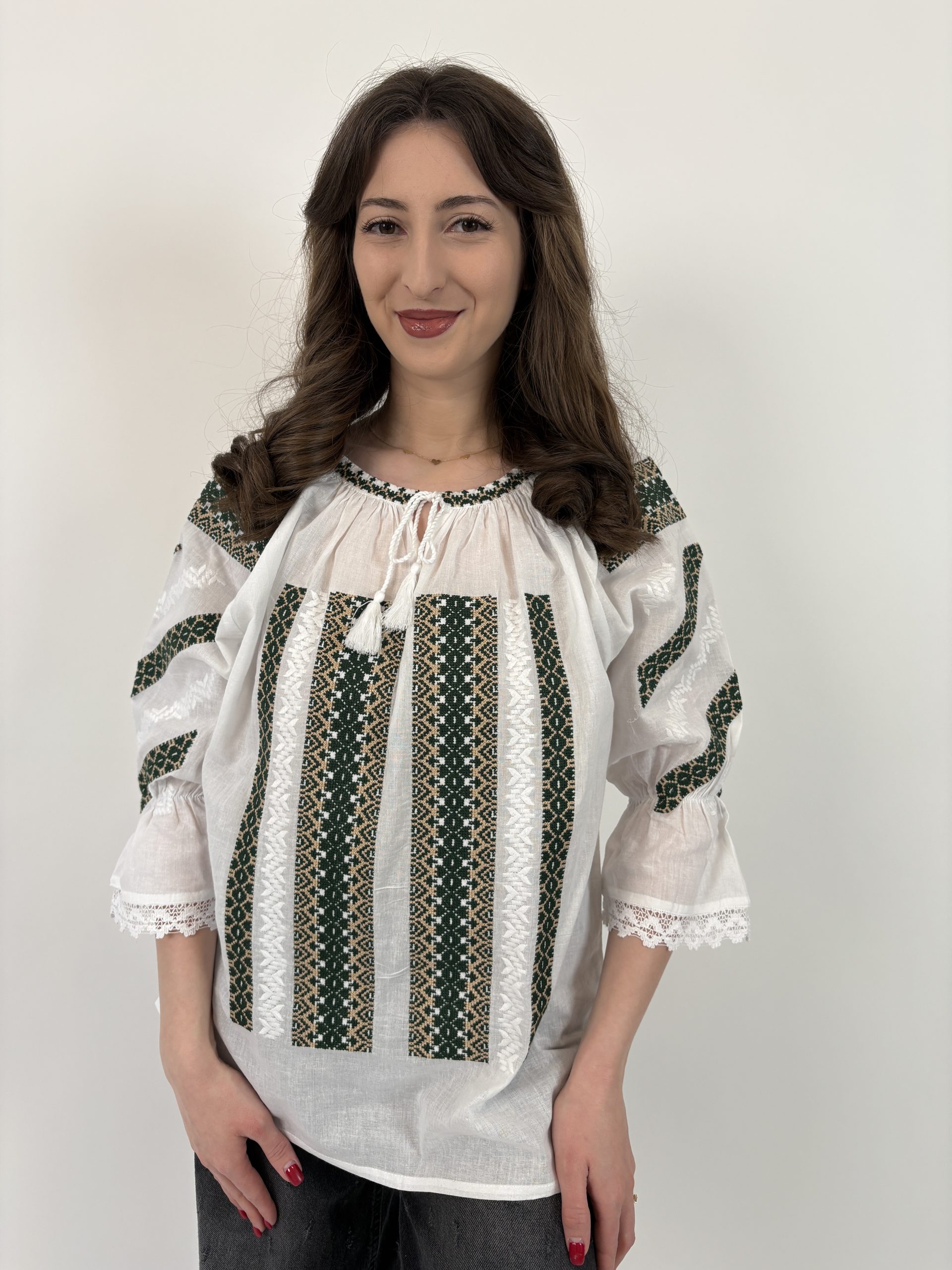 Ie tradițională femei TM2136 *verdele naturii* - M