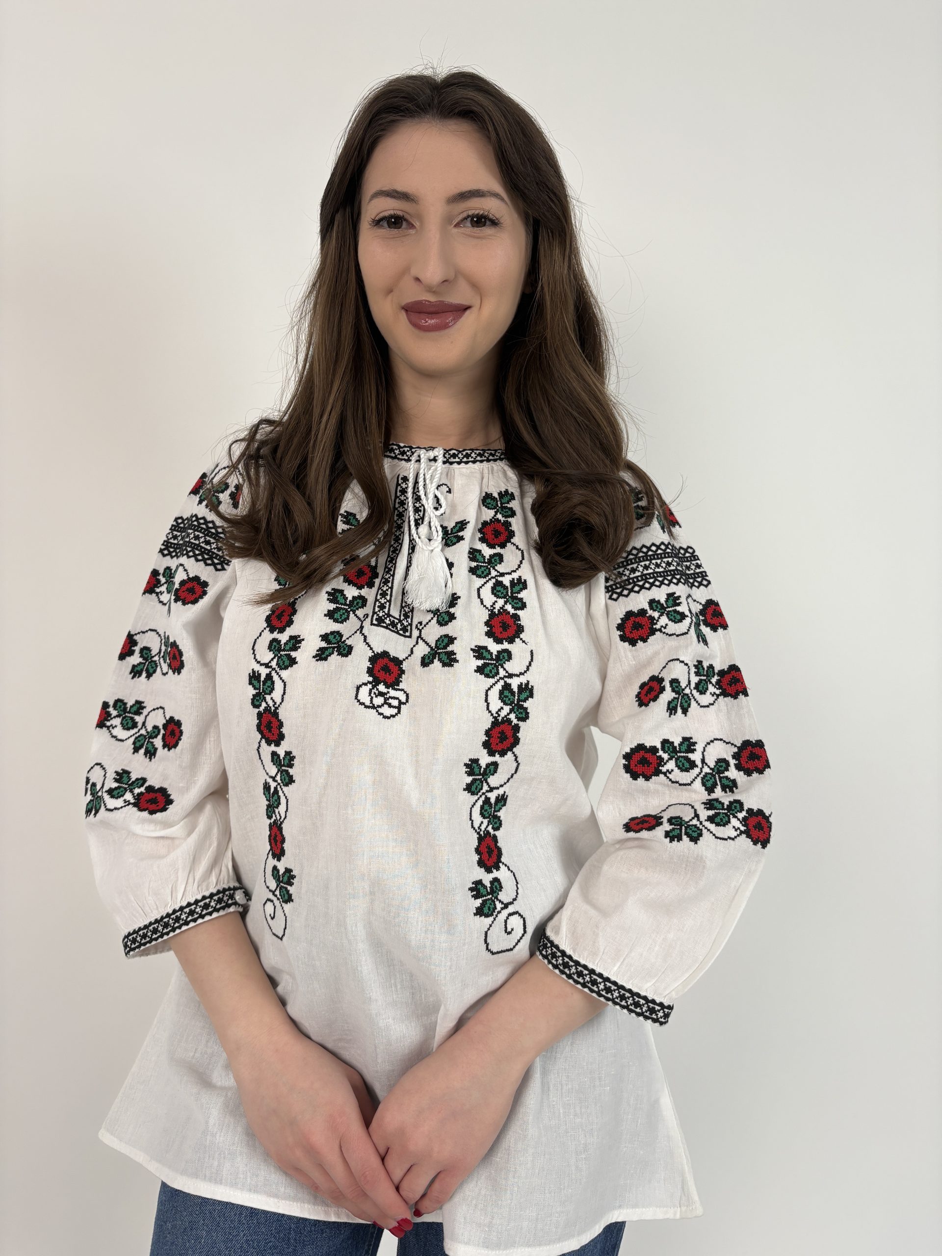 Ie tradițională femei TM2181 *motive florale* - M