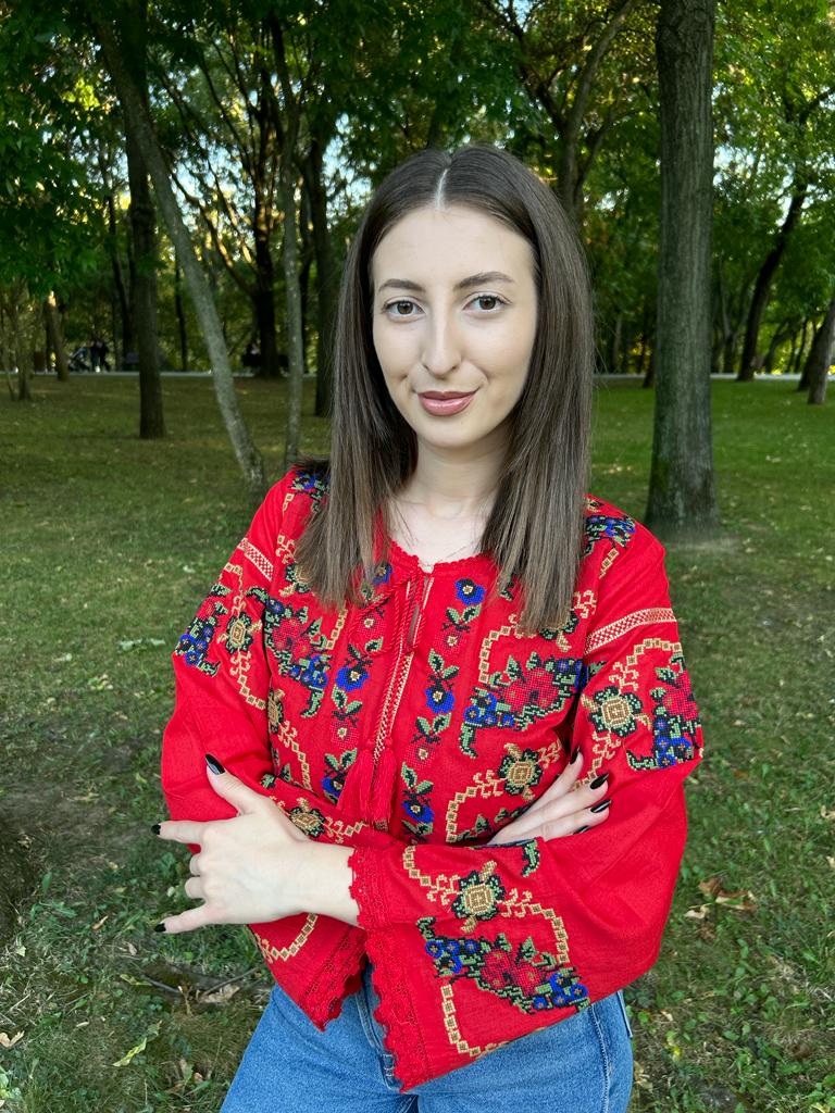 Ie tradițională femei TM40 pânză roșie - XL