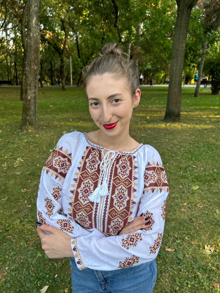 Ie tradițională femei TM44 - culorile toamnei - XXL