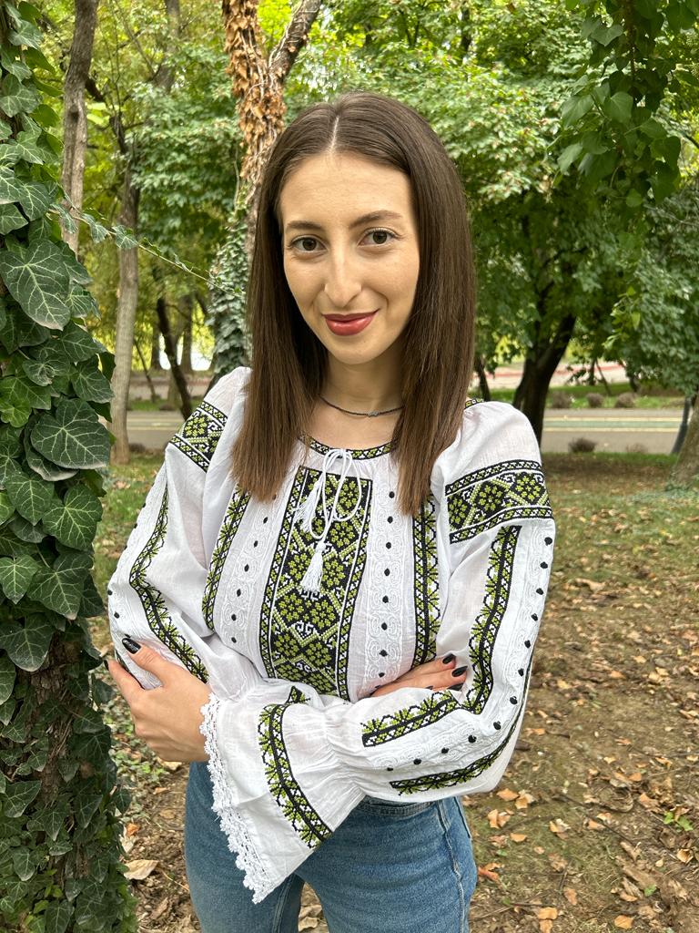 Ie tradițională femei TM51 - verdele naturii - XL