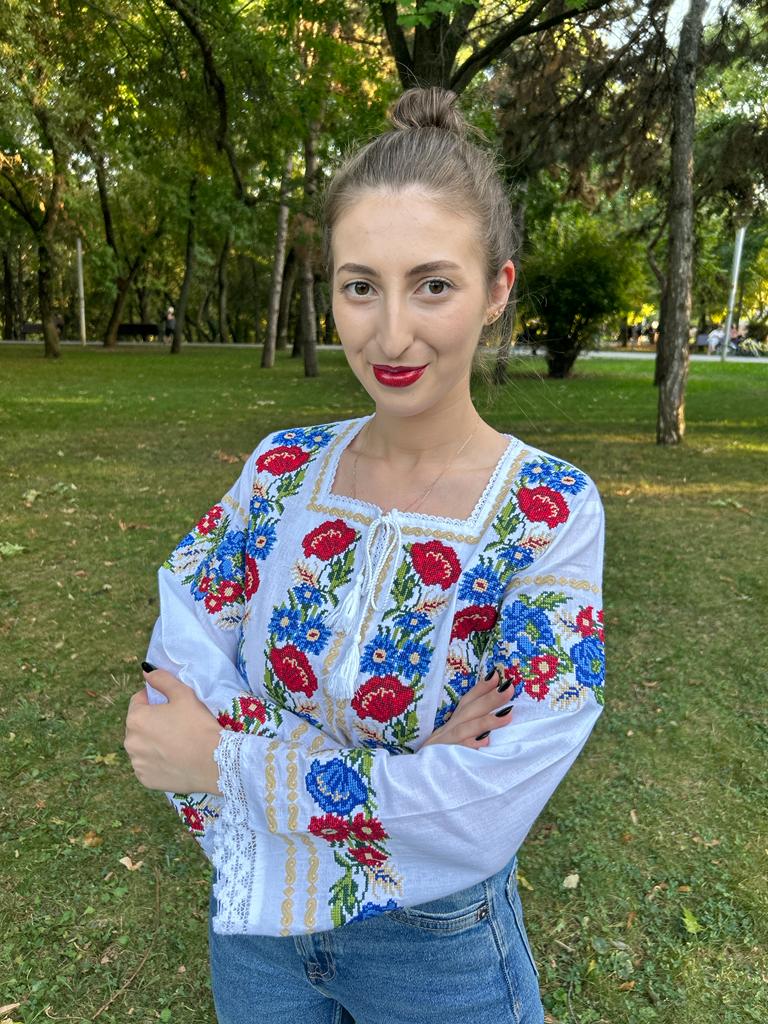 Ie tradițională femei TM53 motive florale - XL