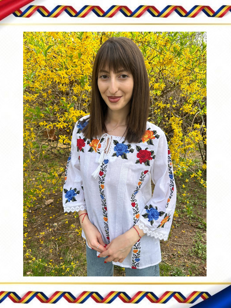 Ie tradițională femei TM980 *motive florale* - XL