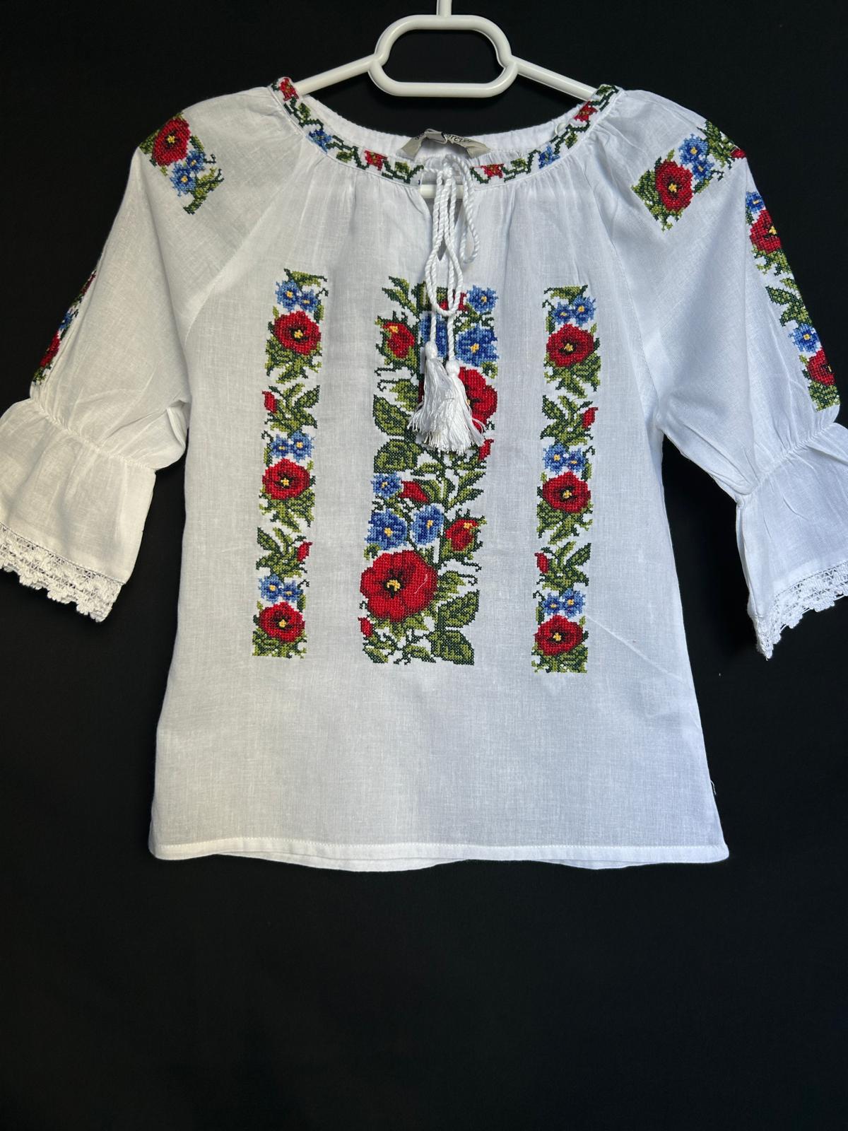 Ie tradițională fete TM1432 *motive florale* - 4