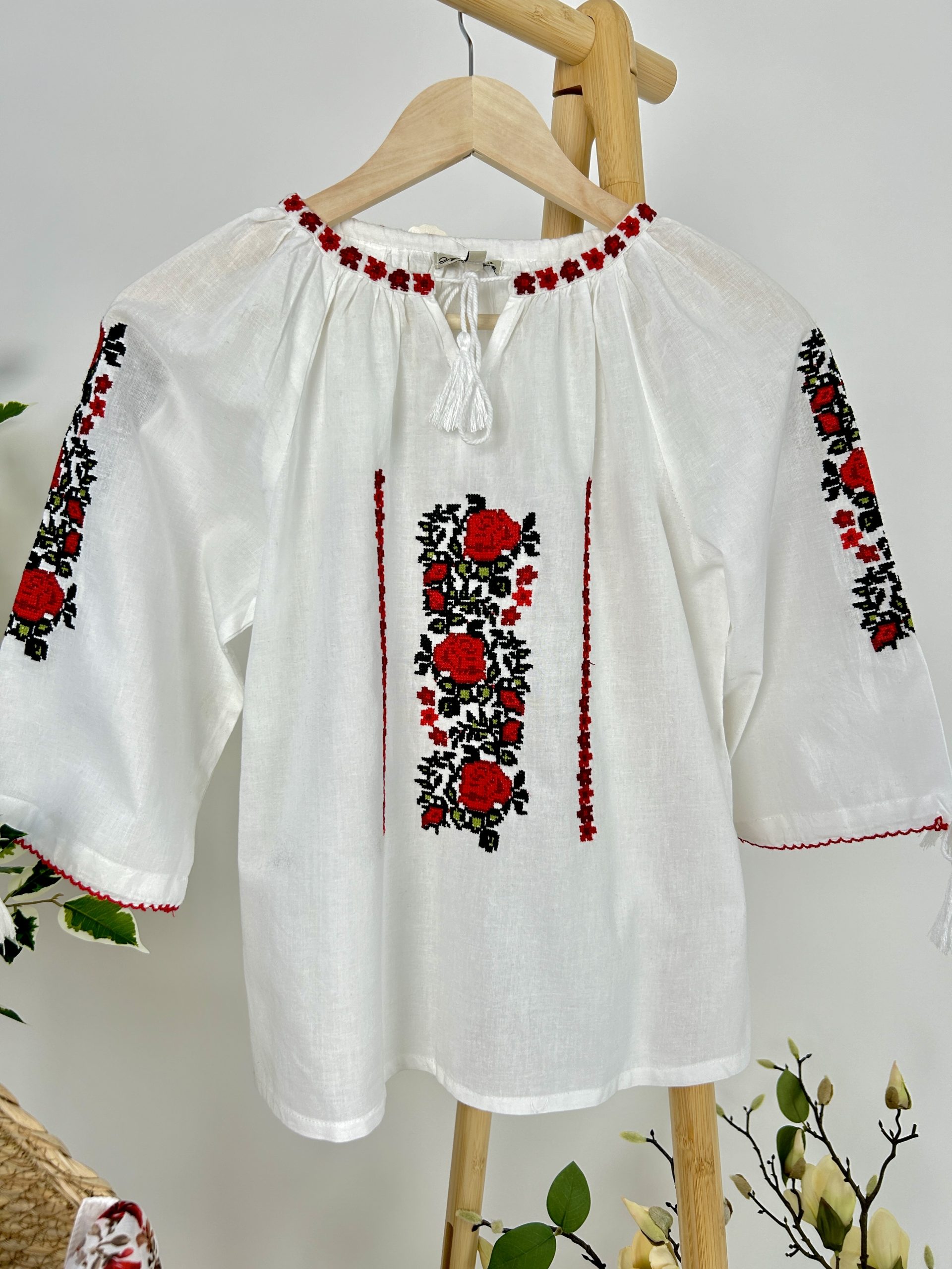 Ie tradițională fete TM1863 motive florale - 12