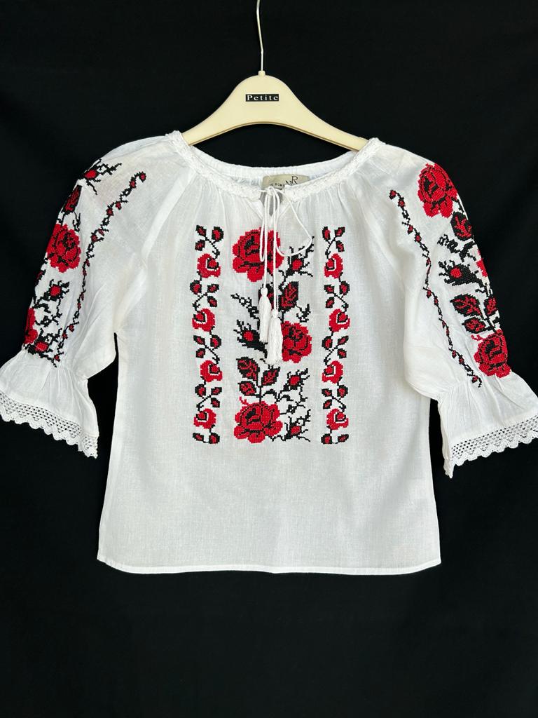 Ie tradițională fete TM630 - motive florale - - 10