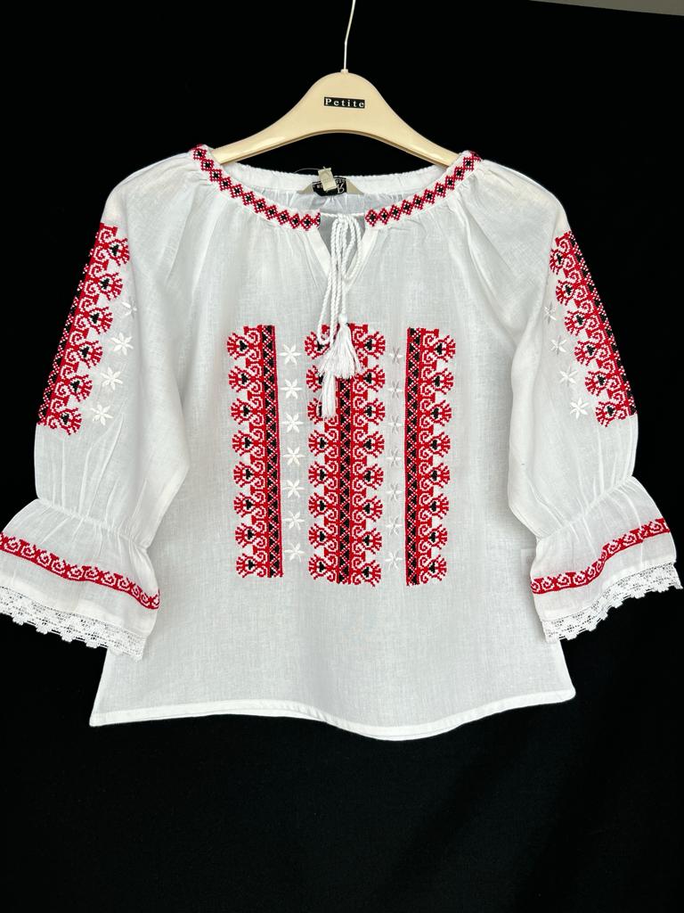 Ie tradițională fete TM671 - creastă de cocoș - - 10