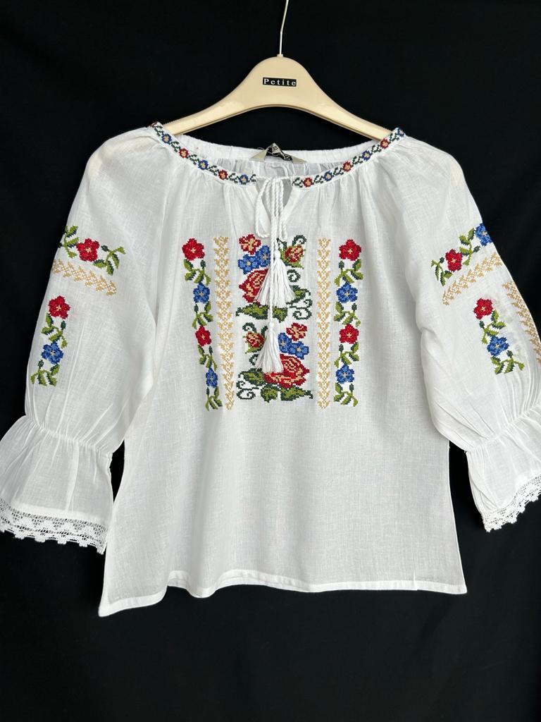 Ie tradițională fete TM674 *motive florale* - 6