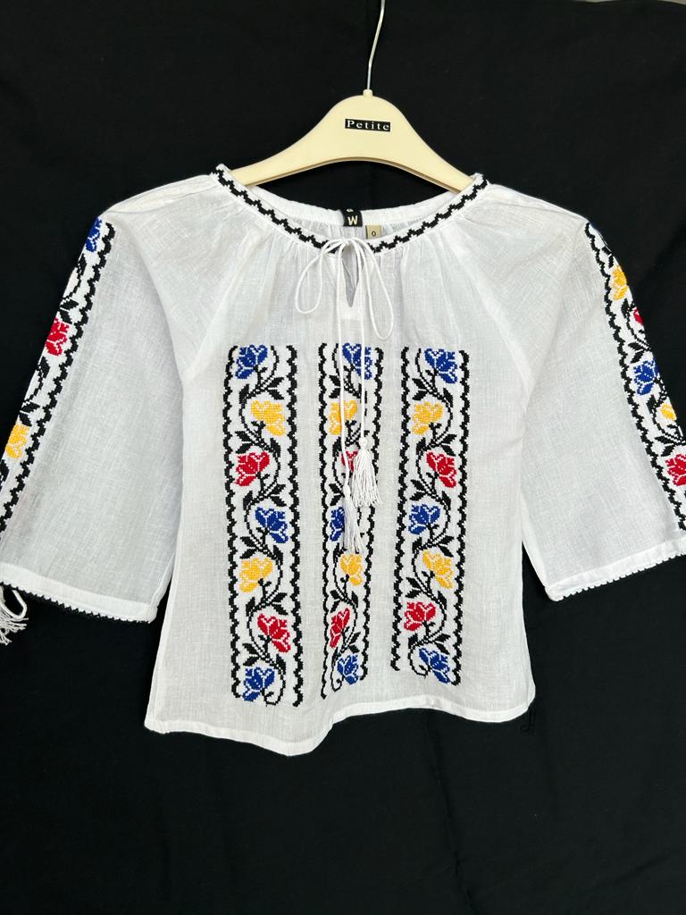 Ie tradițională fete TM687 - tricolor - 6