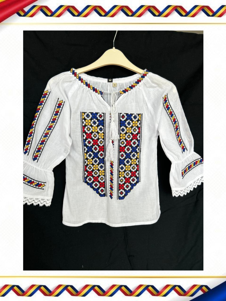 Ie tradițională fete *tricolor* TM686 - 6