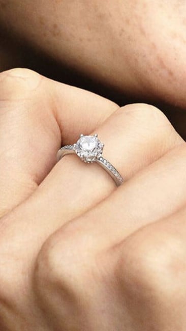 Inel argint 925, JW624, model elegant cu zirconiu, placat cu rodiu - poza 2