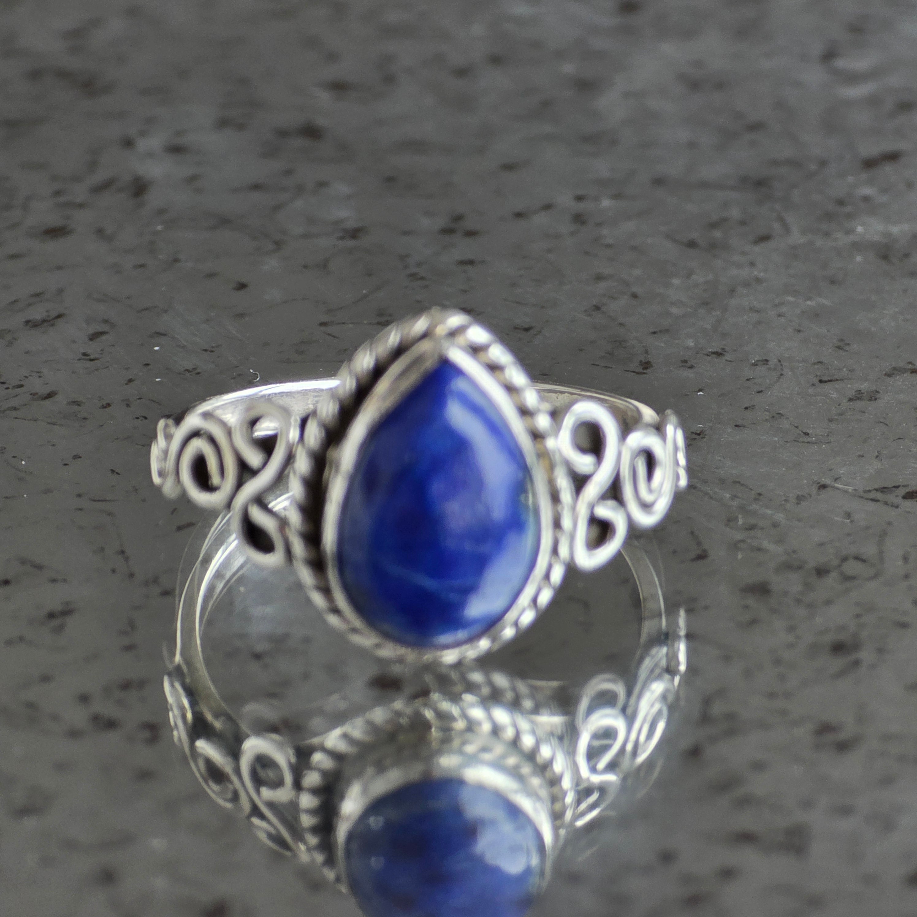 Inel argint 925 lapis lazuli | Blue #6