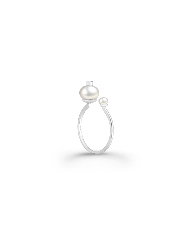 Inel Argint cu Perle – Echilibru