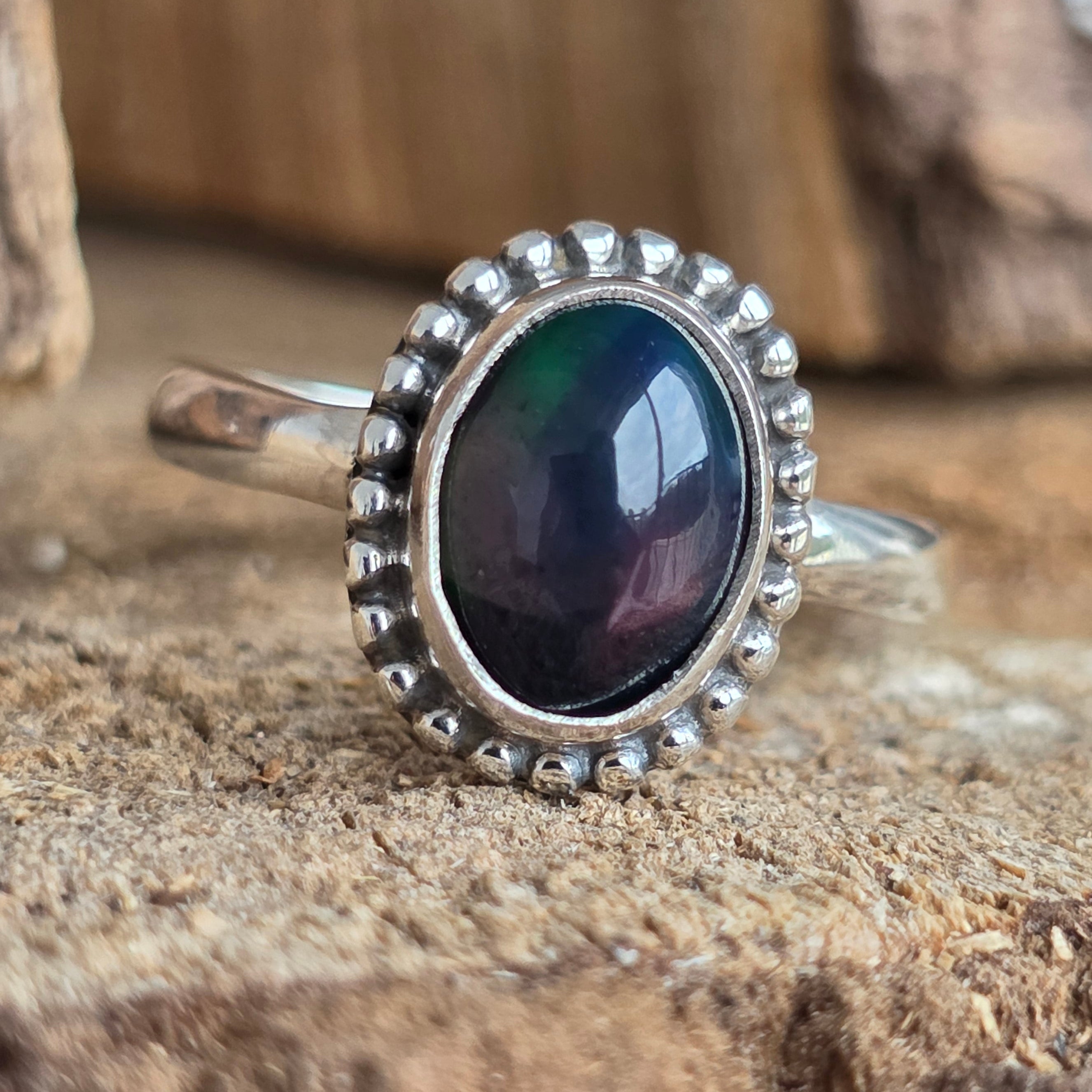 Inel argint opal etiopian | Model 15
