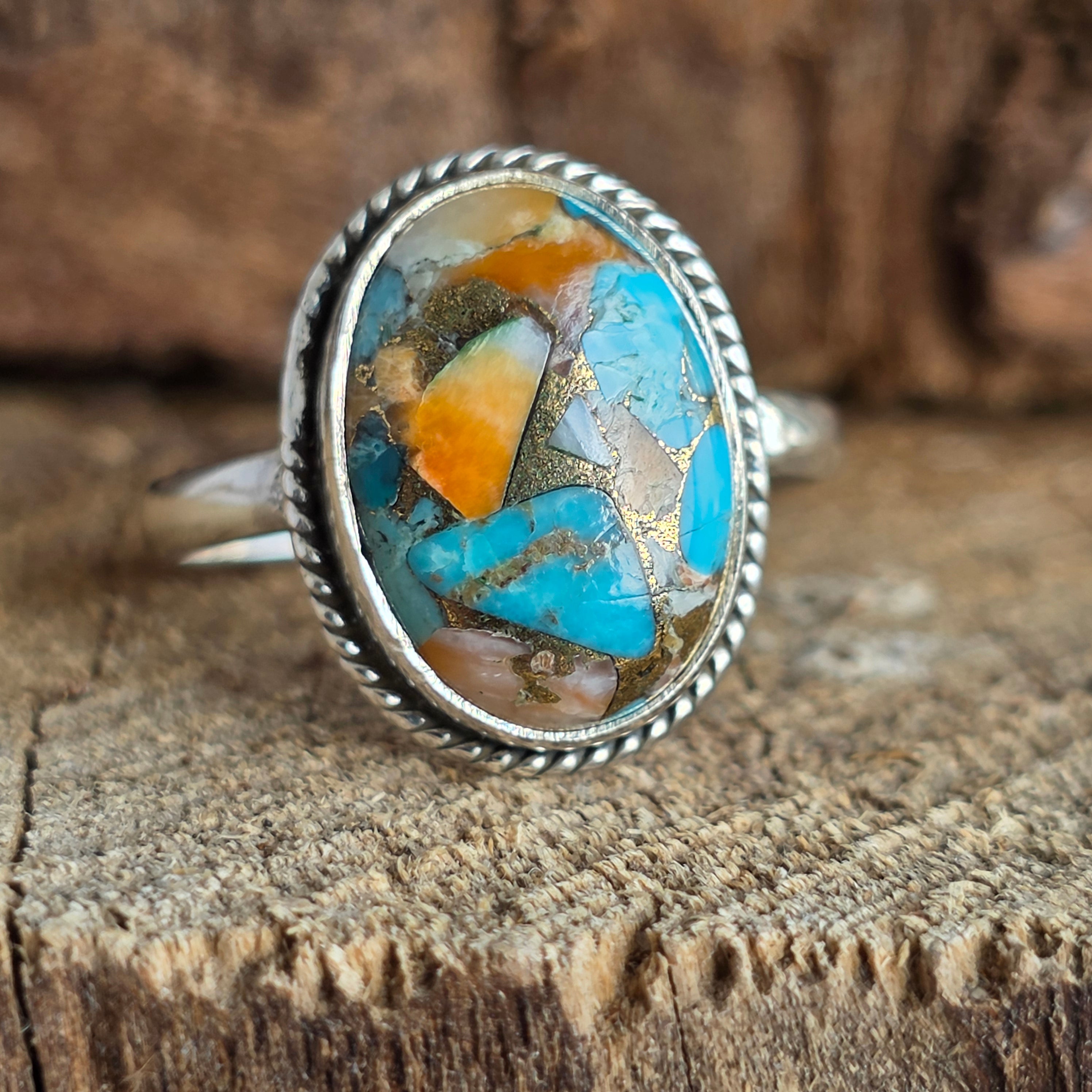 Inel argint spiny oyster | Model 3