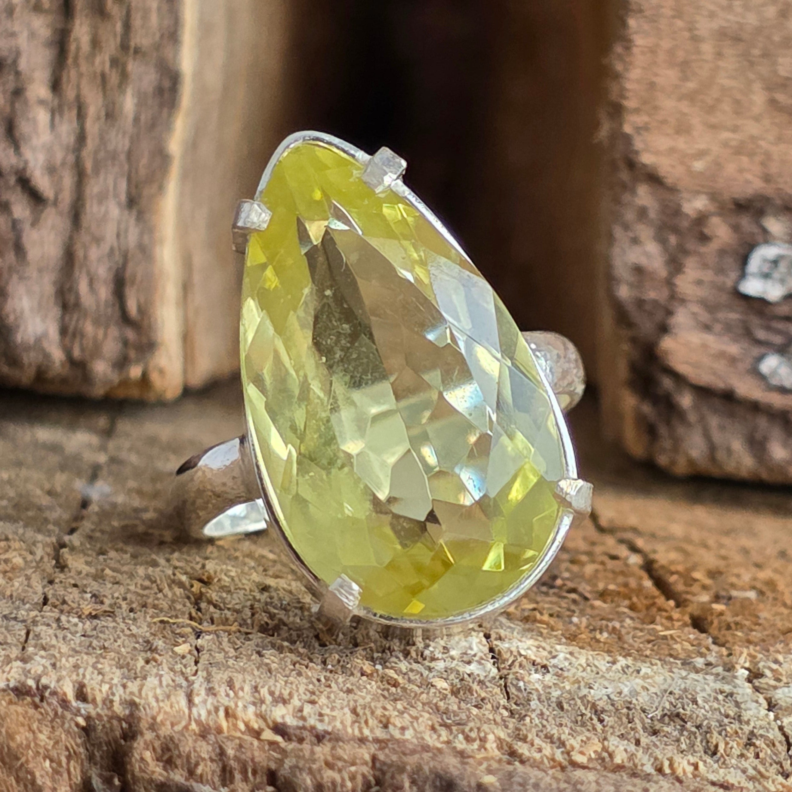 Inel argint topaz lamaie | GLOW