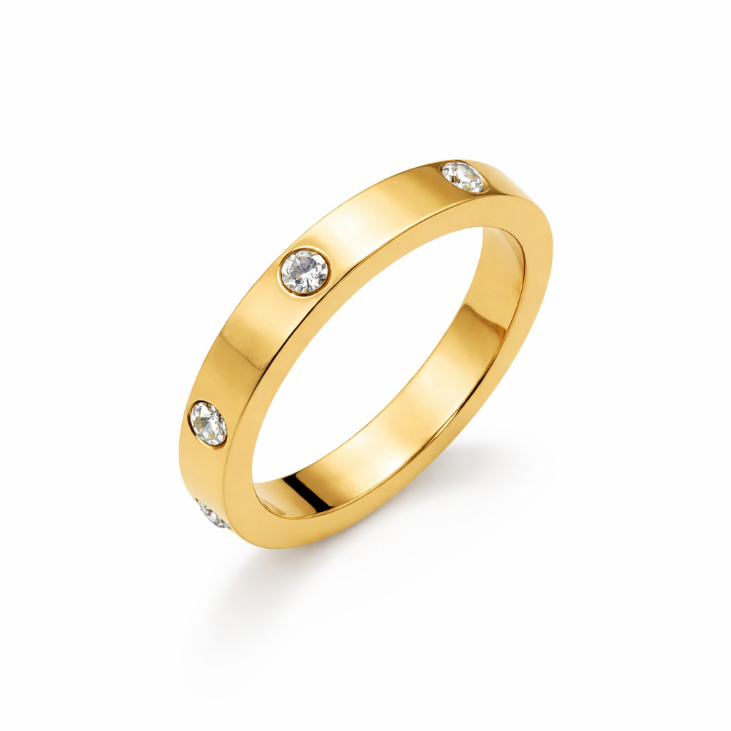 Inel Luxury Placat cu Aur 18k - 50