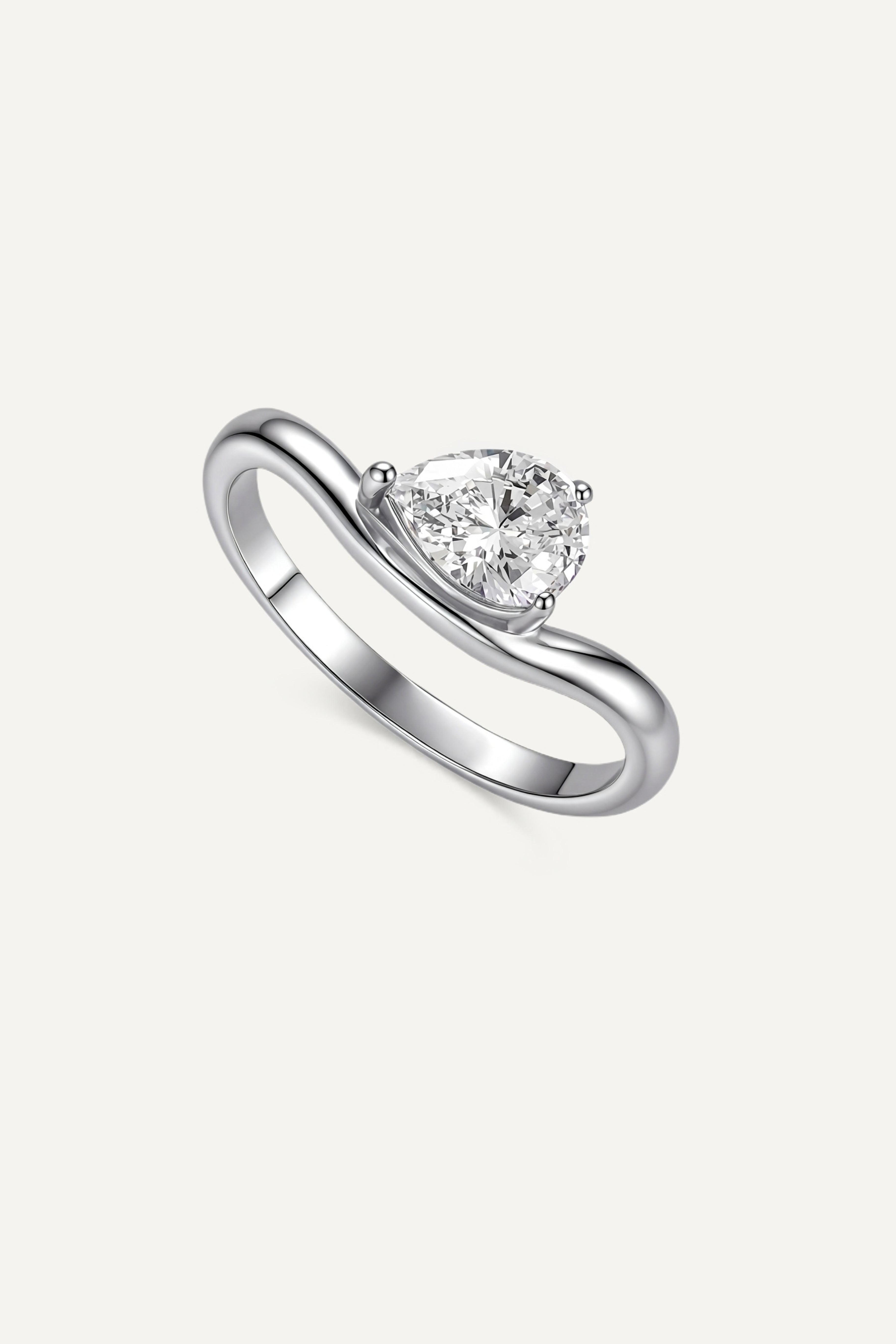 Inel Pear - Silver / 59 (18.9 mm)