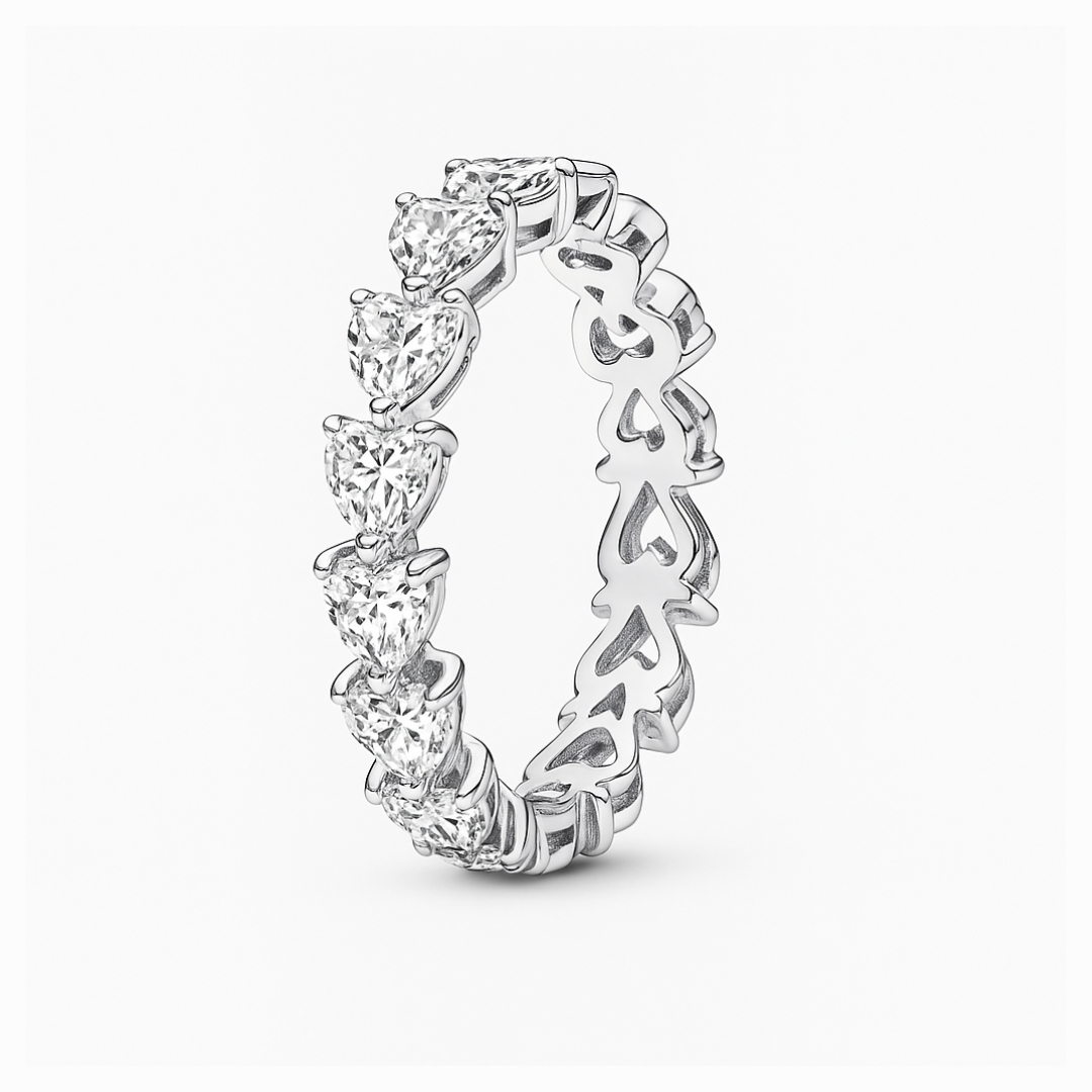 Inel White Heart Cu Argint - 48