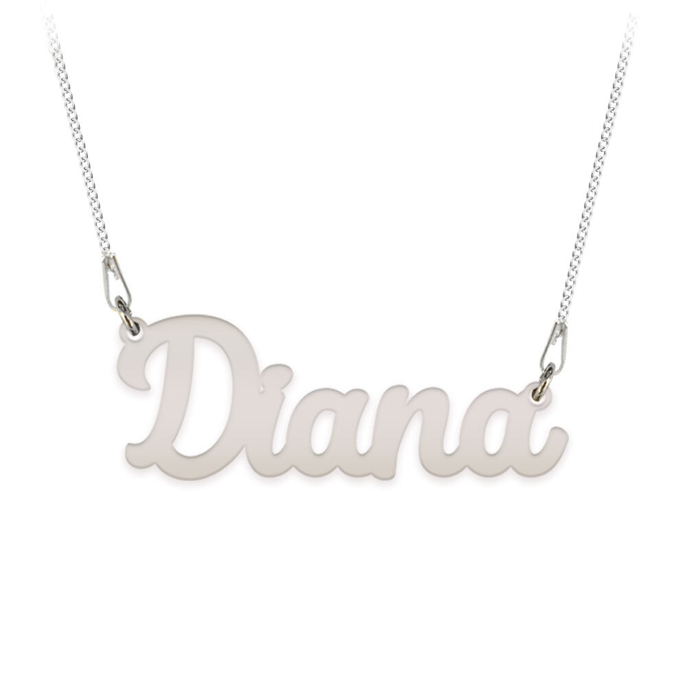 Ivona - Colier lant plat din argint 925 personalizat cu nume