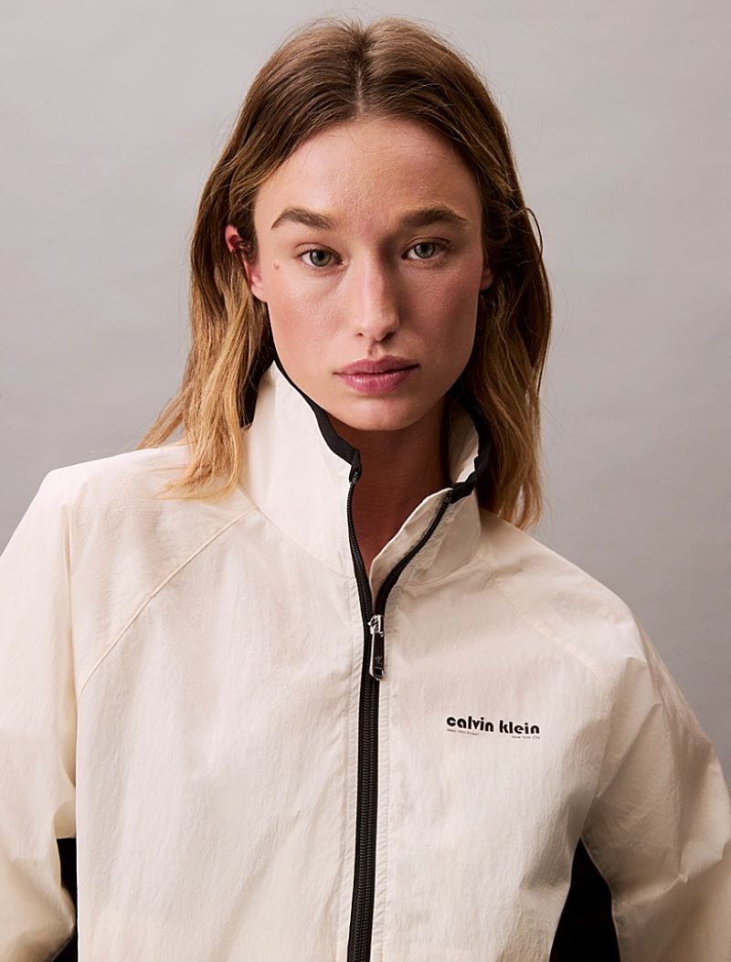 Jacheta Calvin Klein RETRO TRACK JACKET - poza 3