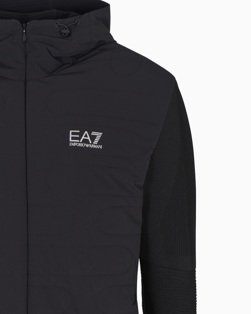 Jacheta EA7 FUROR7 M LIGHT PADDED HOODIE FZ - poza 3