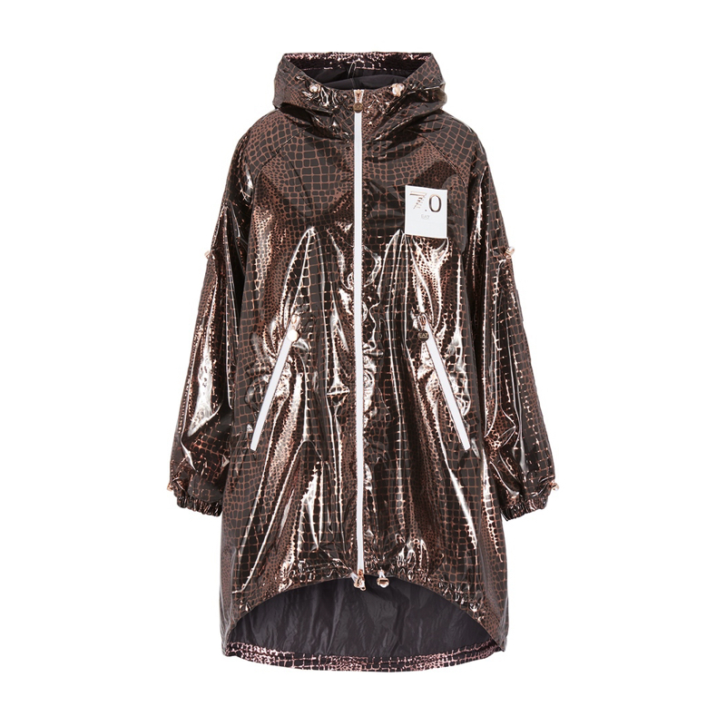 Jacheta EA7 W Long Jacket Ho full zip - poza 1