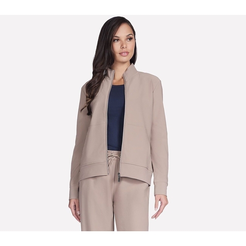 Jacheta femei Skechers GO Luxe Rib Everyday Full Zip Jacket JA293-TPBR - poza 3