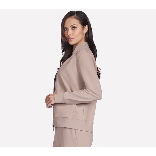 Jacheta femei Skechers GO Luxe Rib Everyday Full Zip Jacket JA293-TPBR - poza 5