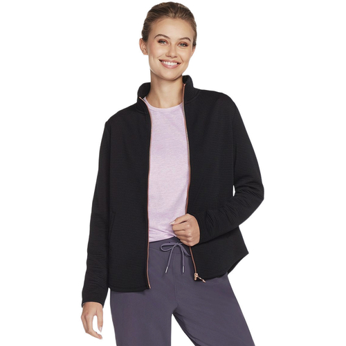Jacheta femei Skechers The GO WALK Shine Jacket JA78-BLK - poza 1