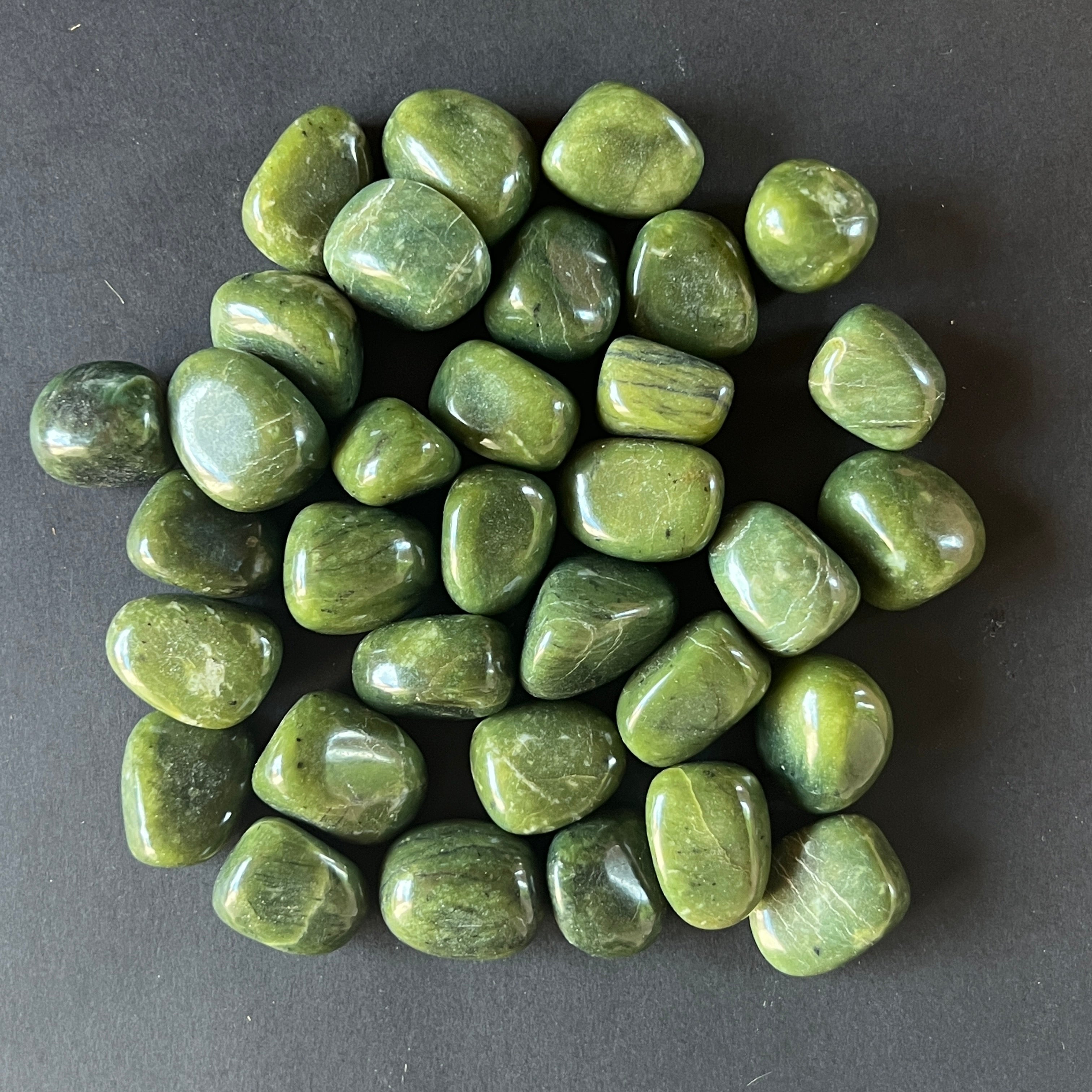 Jad verde nefrit piatra rulata