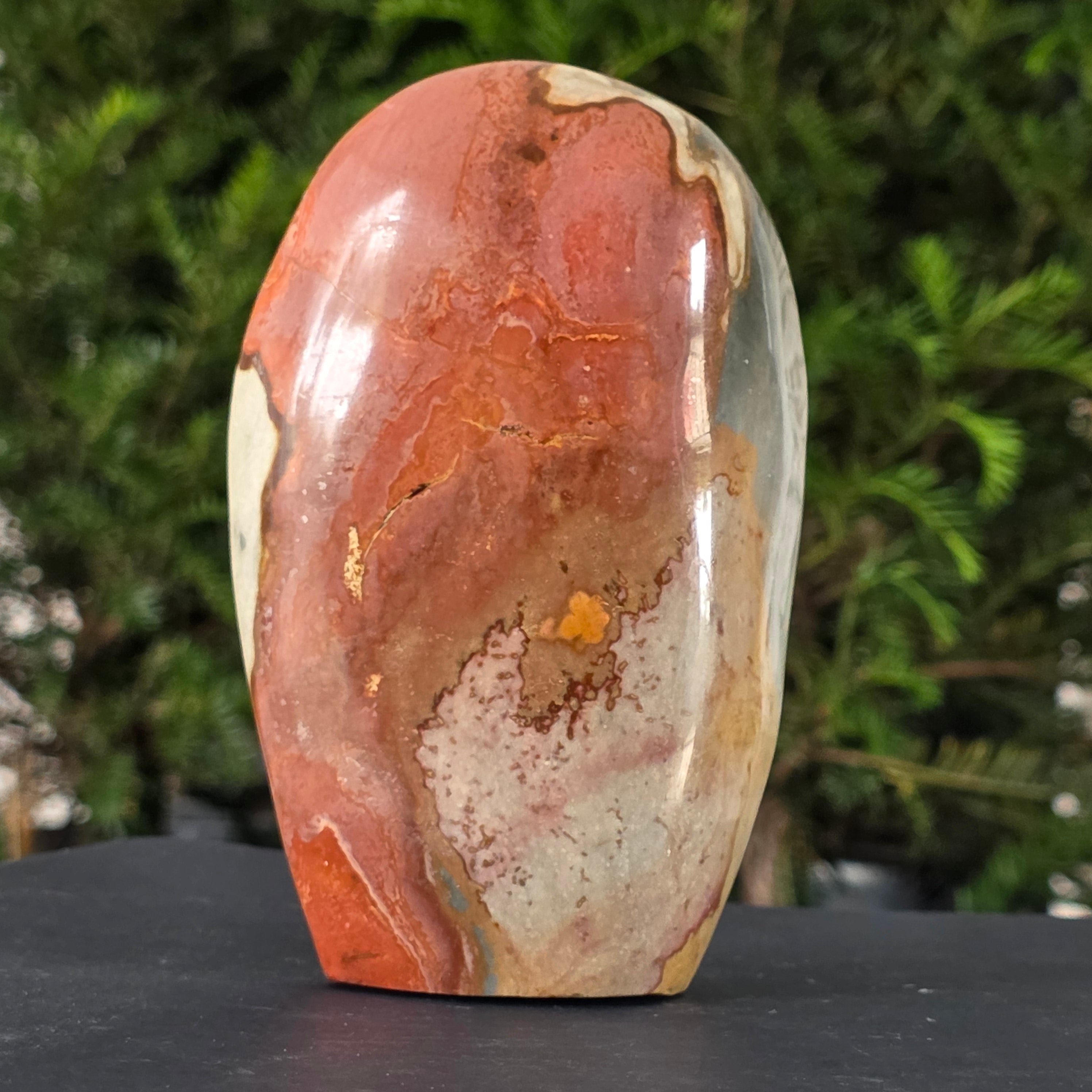 Jasp policrom sculptura forma libera model 5 Africa
