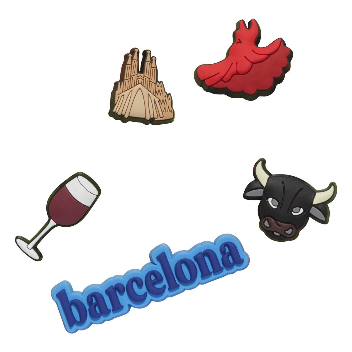 Jibbitz Crocs Barcelona Wanderlust Collection 5 Pack - poza 1