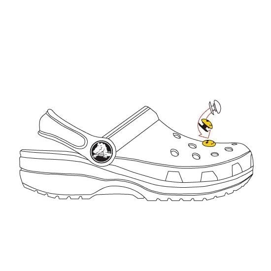 Jibbitz Crocs Gold Cuban Strap Chain - poza 4