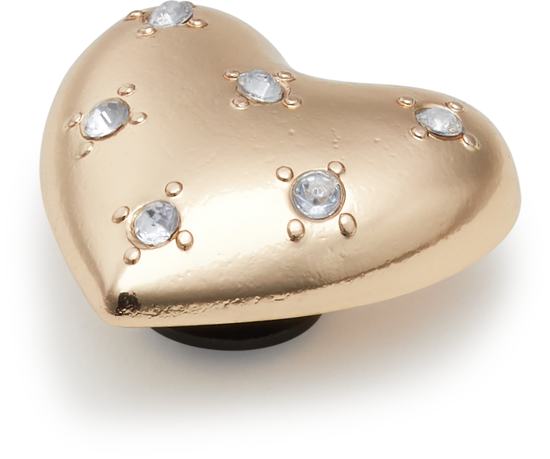 Jibbitz Crocs Gold Encrusted Heart - poza 2