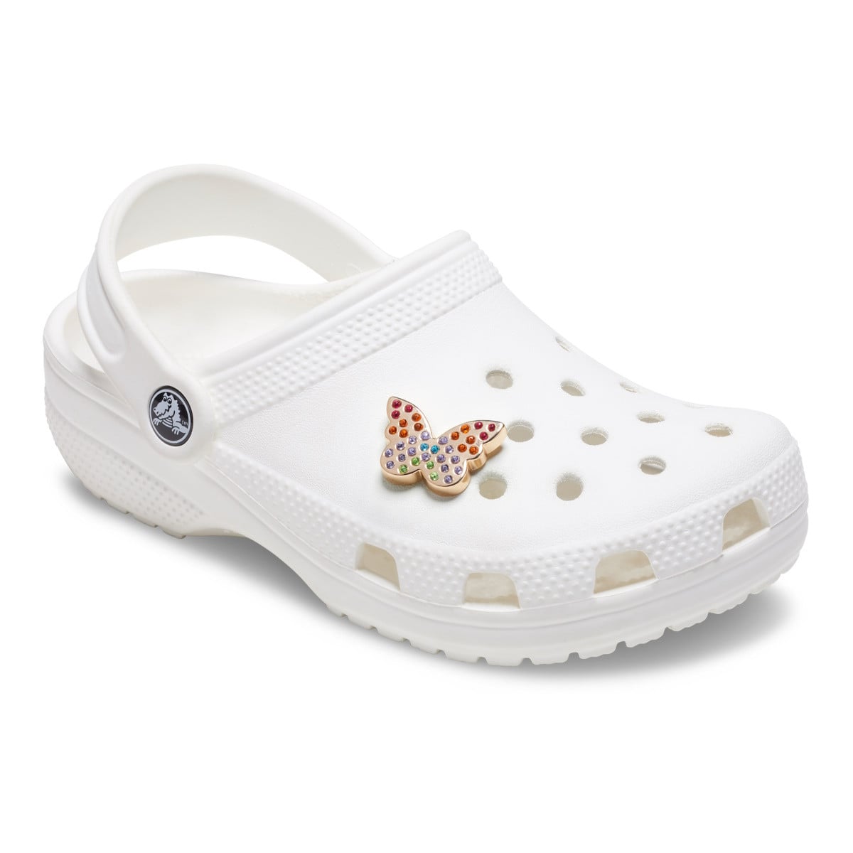 Jibbitz Crocs Gold Rainbow Encrusted Butterfly - poza 3