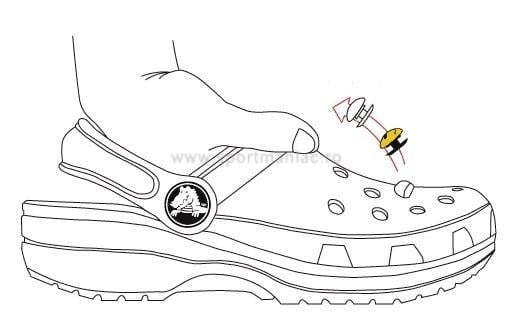 Jibbitz Crocs Letter E - poza 4