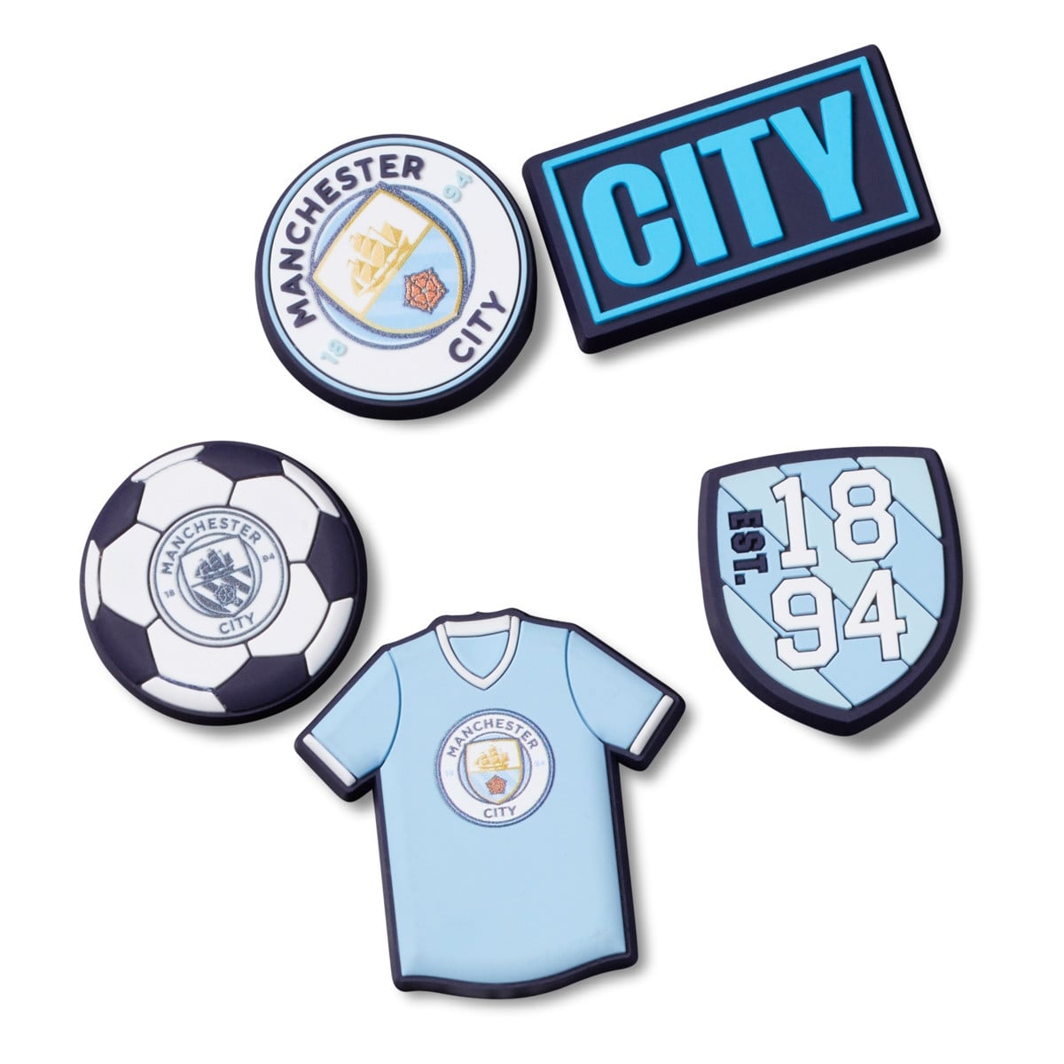 Jibbitz Crocs Manchester City 5 Pack - poza 2
