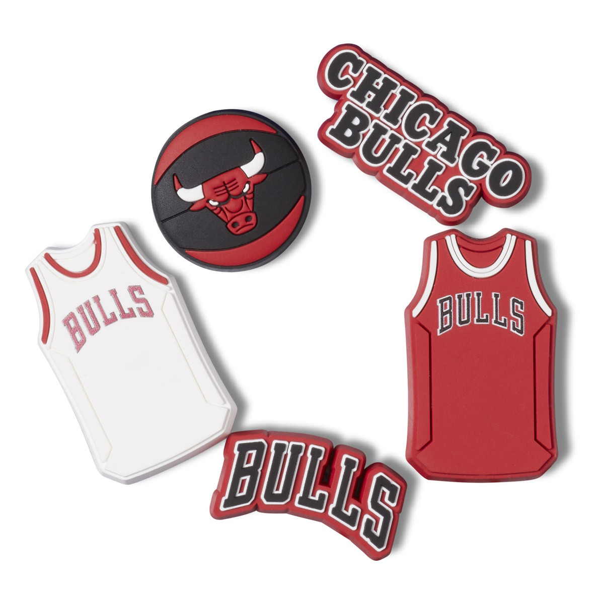 Jibbitz Crocs NBA Chicago Bulls 5 Pack - poza 1
