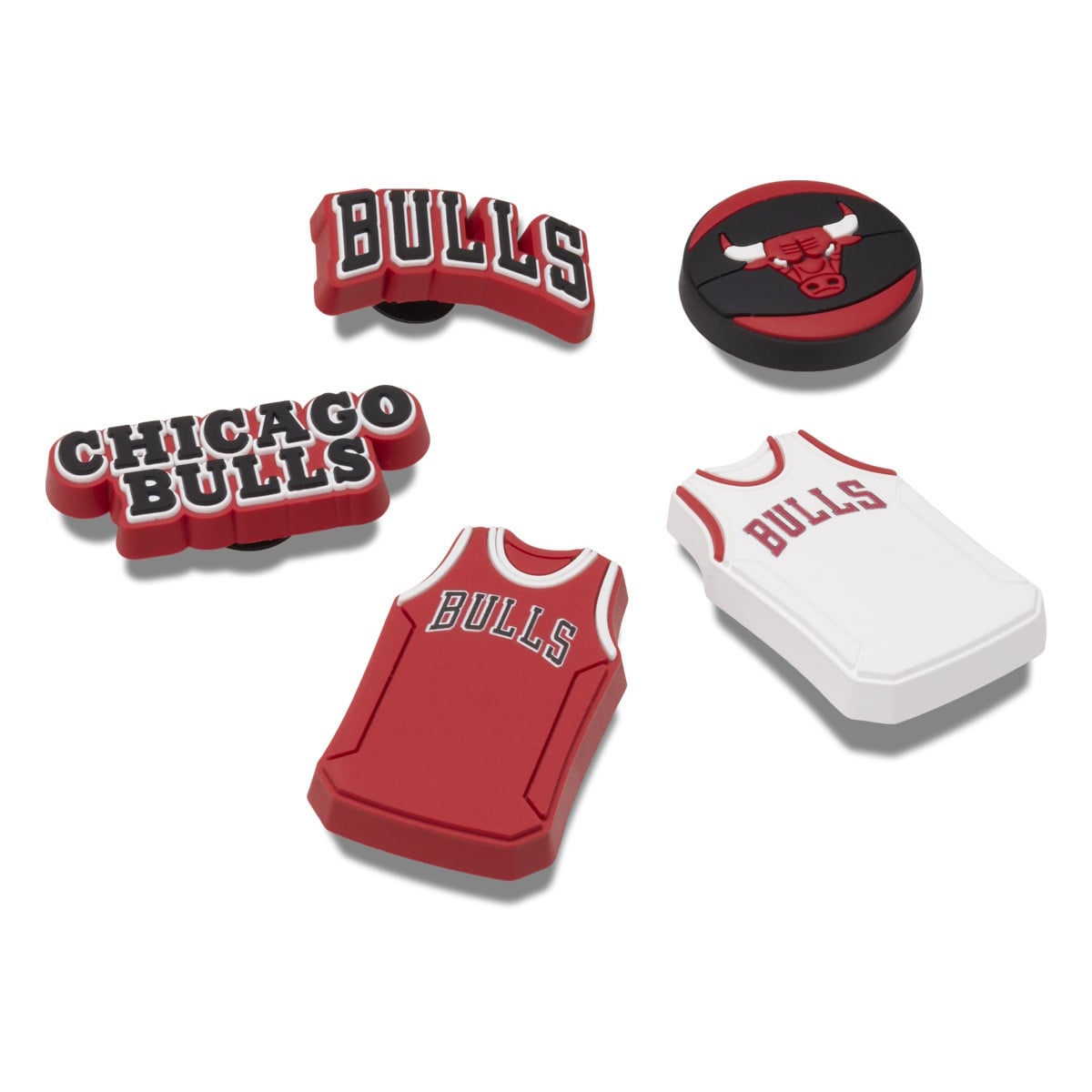 Jibbitz Crocs NBA Chicago Bulls 5 Pack - poza 2