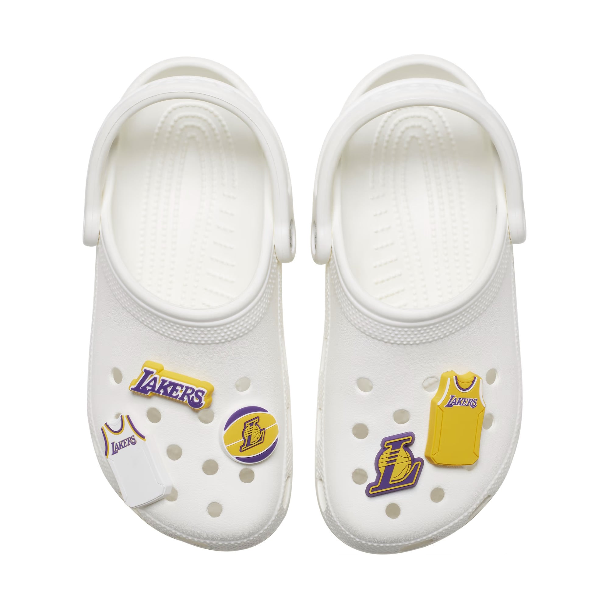 Jibbitz Crocs NBA LA Lakers 5 Pack - poza 3