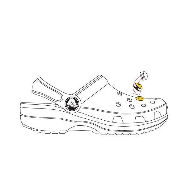 Jibbitz Crocs NBA LA Lakers 5 Pack - poza 5