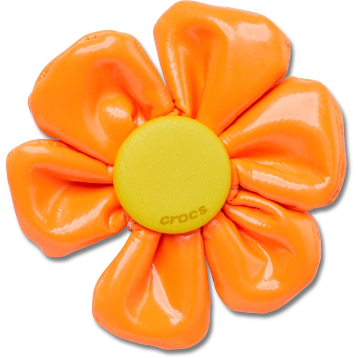 Jibbitz Crocs Oversized Large Orange Flower