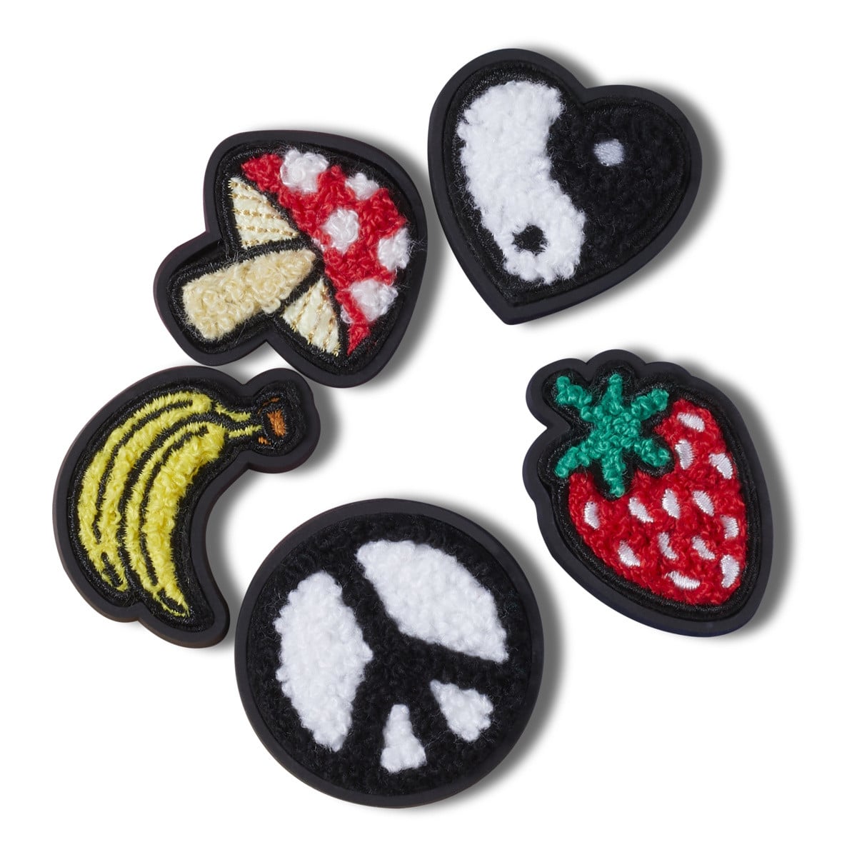 Jibbitz Crocs Peace & Love Tufted Patch 5 Pack - poza 1