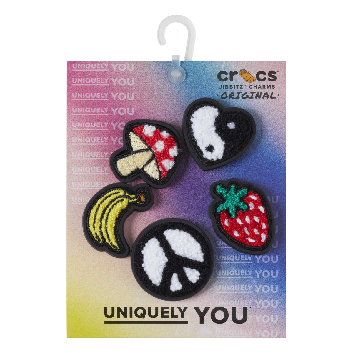Jibbitz Crocs Peace & Love Tufted Patch 5 Pack - poza 3