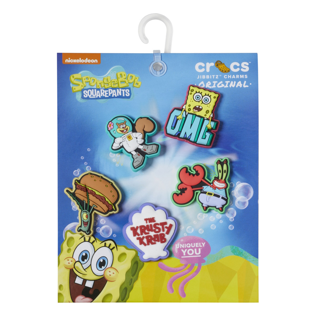 Jibbitz Crocs Spongebob 5 Pack - poza 2