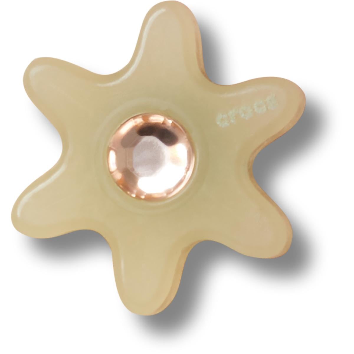 Jibbitz Crocs Tan Flower with Gem - poza 1