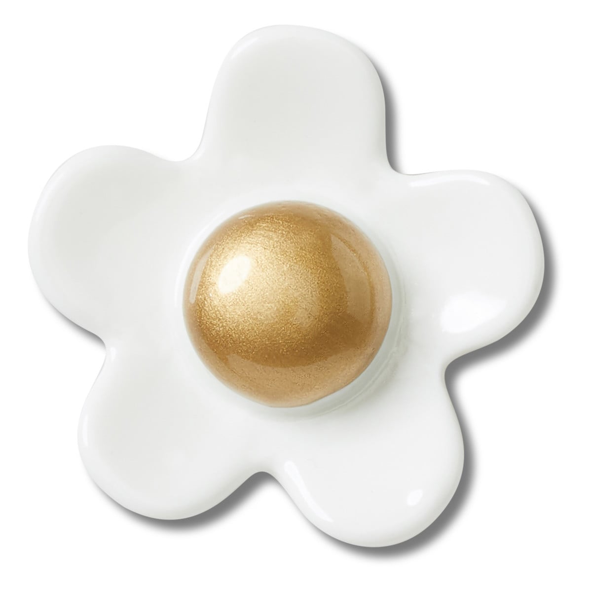 Jibbitz Crocs White Daisy with Gold Center - poza 1